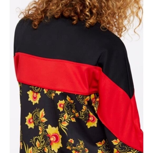 Nike Women’s Sz S Khohlama Russian Floral Pullover 1/4 Zip Windbreaker Jacket - Picture 3 of 10